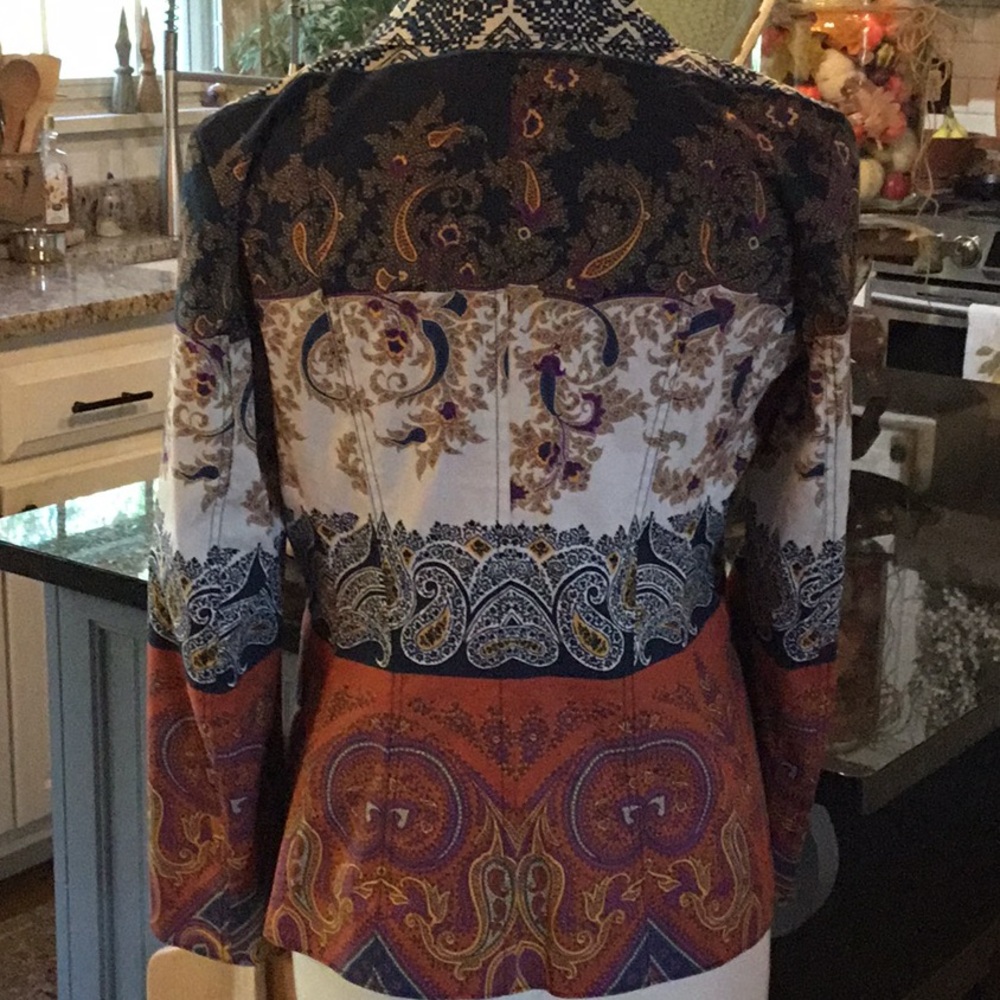 Etro Paisley Floral Multi color Blazer - Picture 4 of 6